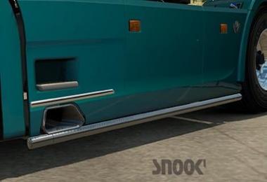 Scania NextGen Side Bars with Exhaust Pipe