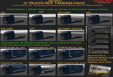 BDF Tandem Truck Pack v88.0