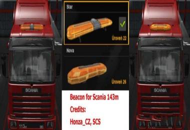 Beacons for Scania 143m