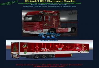 [BrianK] JBK Christmas Combo DAF E6 + Lamberet v1.0