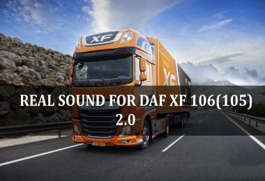 Daf XF Euro 6 Real Sound v1.0