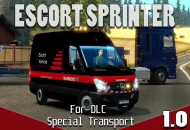 Escort Mercedes-Benz Sprinter DLC Special Transport v1.0