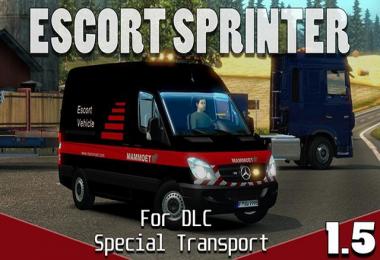 Escort MB Sprinter DLC Special Transport v1.5