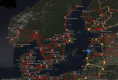 ETS2 Satellite Map Updated (29/12/17) 1.30