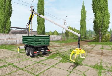 Fliegl timber trailer with fiscar v1.0