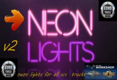 Neon lights for all SCS Trucks v2.0