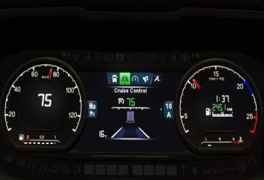 Reworked dashboard to Scania S and R (Replacement) v2.0