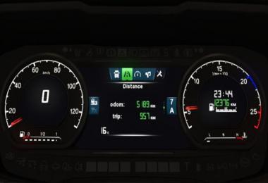 Reworked dashboard to Scania S and R (Replacement) v2.0