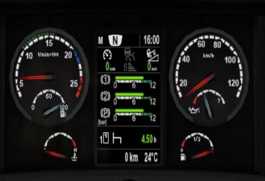 Scania dashboard computer v3.9.7 for 1.30