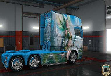 Scania RS Longline & Scania T Longline Fairy Skins