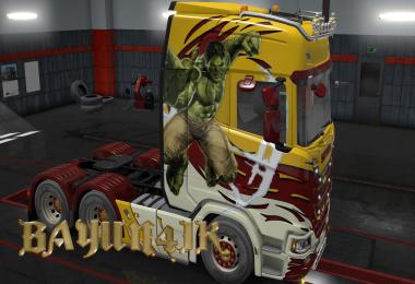 Scania S 2016 SCS Marvel Super Heroes skin-pack 1.30