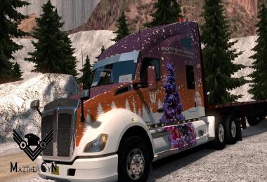 Skin Christmas Whitewood 2017 | Kenworth T680 |MaztherCyN