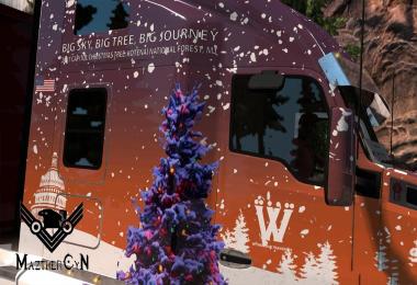 Skin Christmas Whitewood 2017 | Kenworth T680 |MaztherCyN