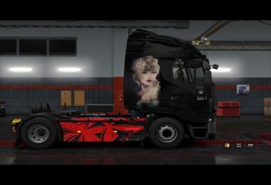 Skin Power Girl for Iveco Hi Way v1.0