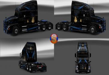 Volvo vnl670 Сombo skin packs Winter style 1.30