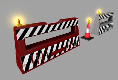 Warning cone and flashingLight v1.0