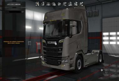 Yellow Light Scania Next 1.30