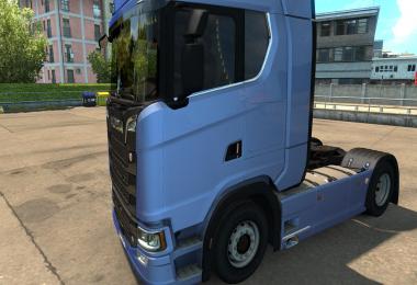 Animated side curtains for Scania Next Gen v1.0