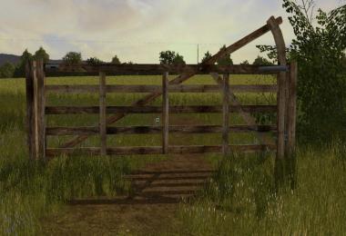 A Wooden Gate To Use On Maps v1.0