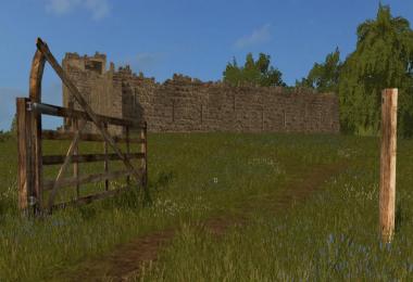 A Wooden Gate To Use On Maps v1.0