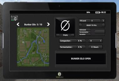 FarmingTablet - App: Bunker Silo Overview v1.0