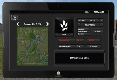 FarmingTablet - App: Bunker Silo Overview v1.0