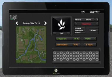 FarmingTablet - App: Bunker Silo Overview v1.0