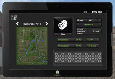 FarmingTablet - App: Bunker Silo Overview v1.0