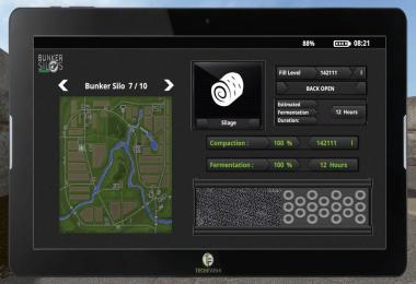 FarmingTablet - App: Bunker Silo Overview v1.0