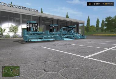 Fortschritt E-281 with 3 cutting units v1.0