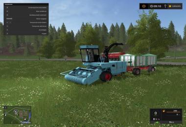 Fortschritt E-281 with 3 cutting units v1.0