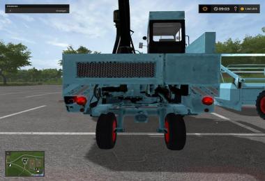 Fortschritt E-281 with 3 cutting units v1.0