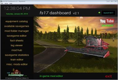 FS17 Dashboard v2.1