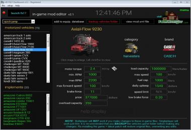 FS17 Dashboard v2.1