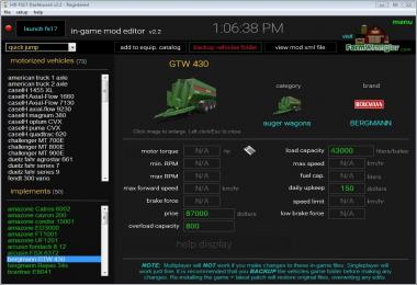 FS17 Dashboard v2.2