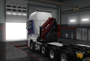 Heavy Haulage chassis for DAF XF Euro 6 [SCS] v1.4 1.30