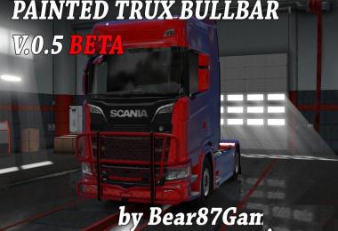 Painted Trux Bullbar NexGen Scania S&R v1.0