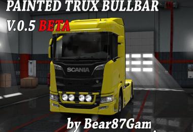 Painted Trux Bullbar NexGen Scania S&R v1.0