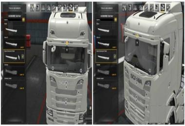 Scania 2016 Stock Paint Sunshield v1.0