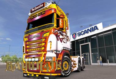 Scania R&S Highline by RJL Devourer of roads skin 1.30