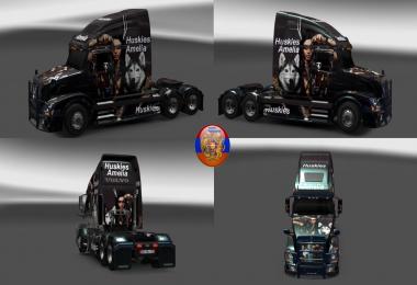 Skin Huskies Amelia for Volvo VNL670 by Karen Grigoryan 1.30.2.2s