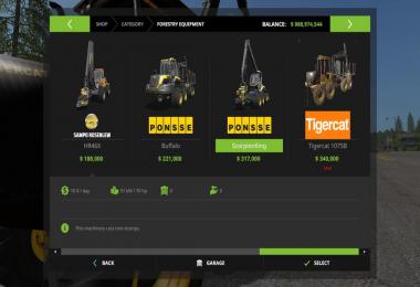 Tigercat 1075B Forwarder v1.0