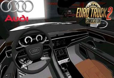 Audi A8 Long 2018 + Interior v1.0 (Reworked) 1.30.x