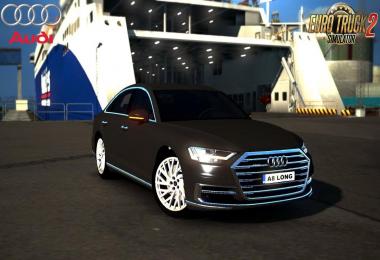 Audi A8 Long 2018 + Interior v1.0 (Reworked) 1.30.x