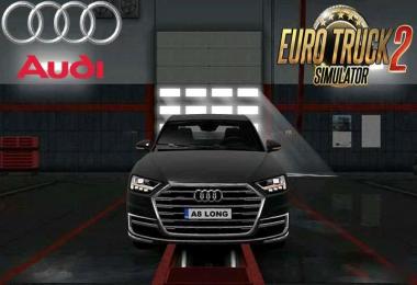 Audi A8 Long 2018 + Interior v1.0 (Reworked) 1.30.x