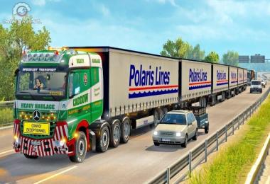 ETS2 Multiple Trailers v1.0