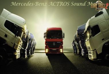 Mercedes Actros MP3 Sound by Leen 1.30.x