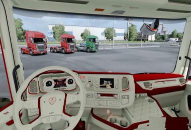 Scania 2016 S&R CMI Red Beige Interior v1.0