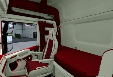 Scania 2016 S&R CMI Red Beige Interior v1.0