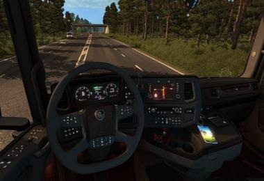 Scania New Generation Interior Black/Grey v1.0